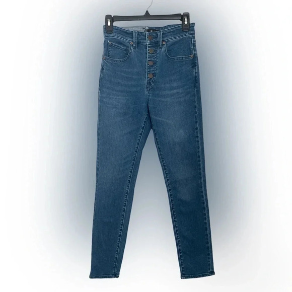 Volcom Jeans | Volcom Super Stoned Skinny High Rise Jeans Women’s Size 27 - Picture 12 of 13